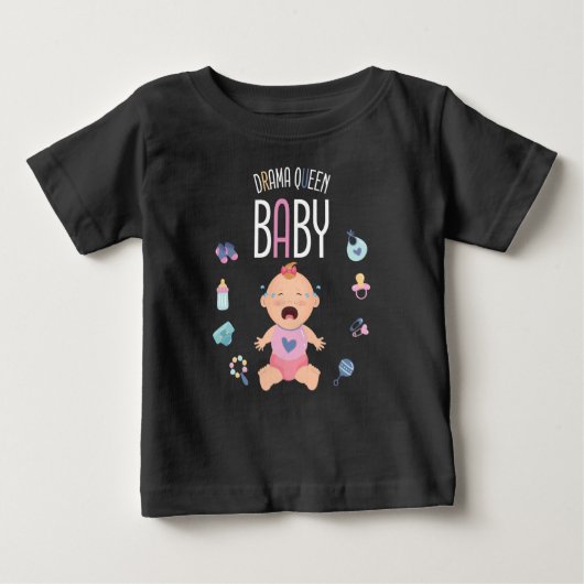 Drama Queen baby T-shirt (Voorkant)