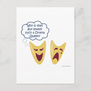 Drama Queen Briefkaart