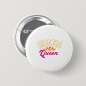 Drama Queen Cool Theatrical Acting Funny Theater Ronde Button 5,7 Cm (Voorkant /achterkant)