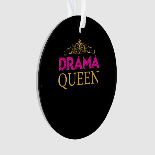 Drama Queen Crown Actress Broadway Actress Ornament (voorkant)