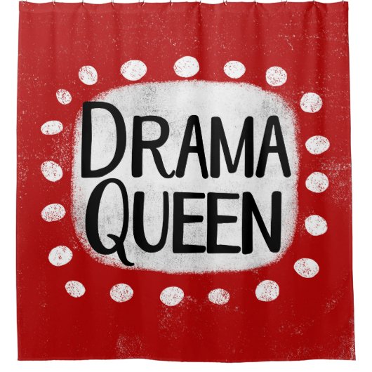 Drama Queen Douchegordijn (Voorkant)