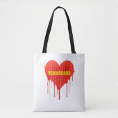 Drama Queen Dramarama bleeding heart women’s Tote Bag (Voorkant)