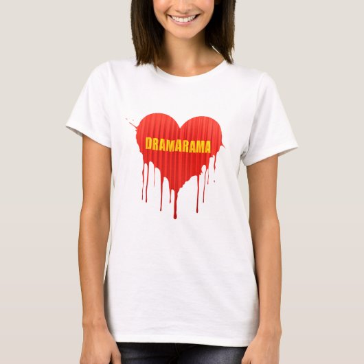Drama Queen Dramarama bleeding heart women's T-shirt (Voorkant)