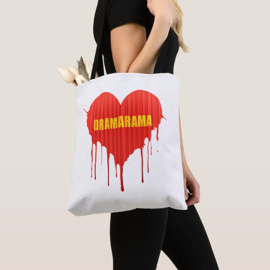 Drama Queen Dramarama bloederig hart vrouwen- Tote Bag (Dichtbij)