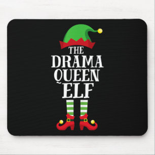 Drama Queen Elf Matching Family Kerstmis Pa Muismat