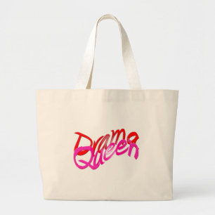 Drama Queen Grote Tote Bag