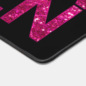 Drama Queen Hot Pink Glitter Bureaumat (Hoek)