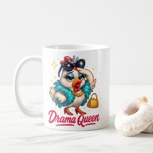 Drama Queen Koffiemok (Met donut)