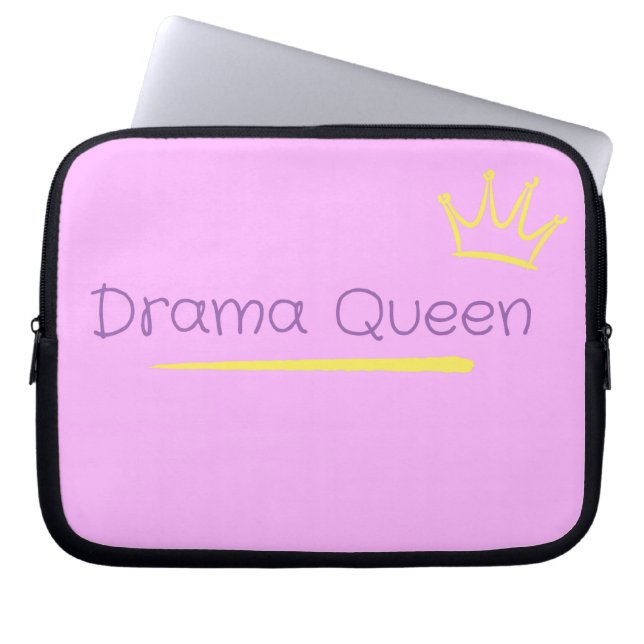 Drama Queen Laptop Sleeve (Voorkant)