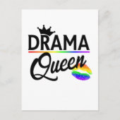 Drama Queen | LGBTQ Pride Briefkaart (Voorkant)