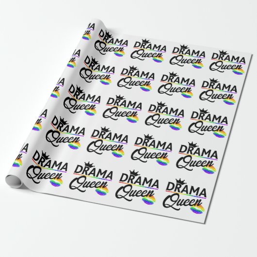 Drama Queen | LGBTQ Pride  Cadeaupapier (Uitgerold)