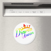 Drama Queen | LGBTQ+ Pride Magneet (Insitu (Vaatwasser))