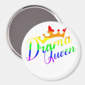 Drama Queen | LGBTQ+ Pride Magneet (Voorkant / Achterkant)
