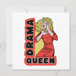 Drama Queen, omdat alles me te veel opwindt Bedankkaart