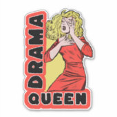 Drama Queen, omdat alles me te veel opwindt Sticker (Voorkant)