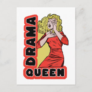 Drama Queen omdat alles me teveel opwondt Briefkaart