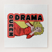 Drama Queen omdat alles me teveel opwondt Legpuzzel (Horizontaal)