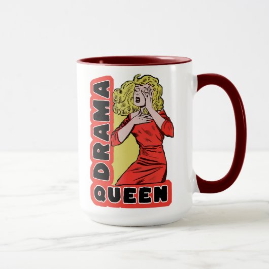 Drama Queen omdat alles me teveel opwondt Mok (Rechts)