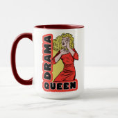 Drama Queen omdat alles me teveel opwondt Mok (Links)