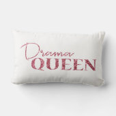 Drama Queen Roos Gold Glitter Kussen (Achterkant)