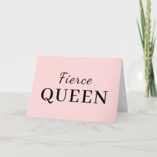 Drama Queen Schattig Roze Stijlvol Ontwerp Kaart