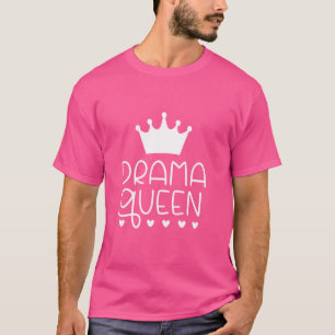 Drama Queen Schattige Kroon Grappig T-shirt