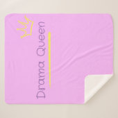 Drama Queen Sherpa Deken (Voorkant (horizontaal))