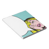 Drama Queen Speech Bubble Pop Art Notitieblok (Schuin)