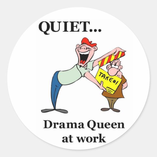 Drama Queen stickers (Voorkant)