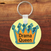 Drama Queen-T-shirts en cadeautjes voor haar Sleutelhanger (Voorkant)
