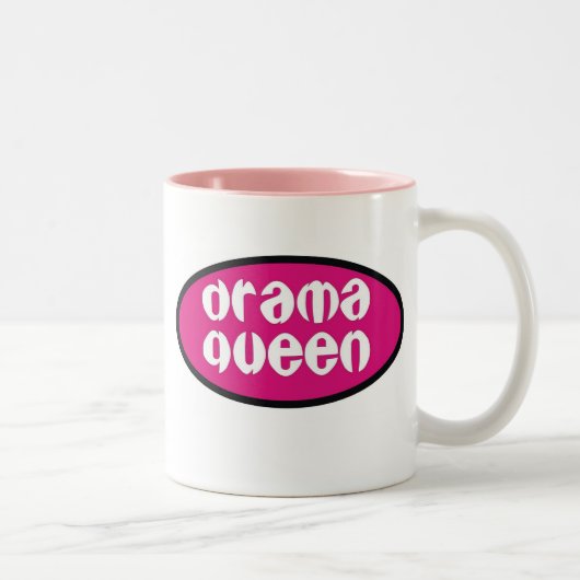 Drama Queen Tweekleurige Koffiemok (Rechts)