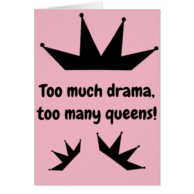 Drama Queens Kaart (Voorkant)