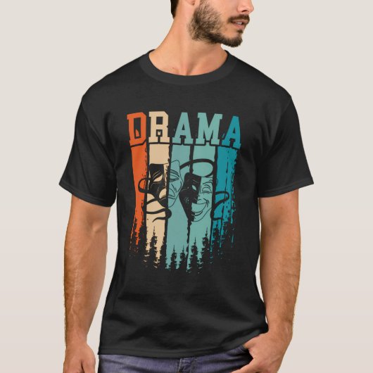 Drama Retro T-shirt (Voorkant)