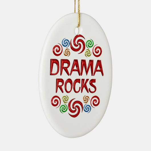 Drama Rocks Keramisch Ornament (Rechts)