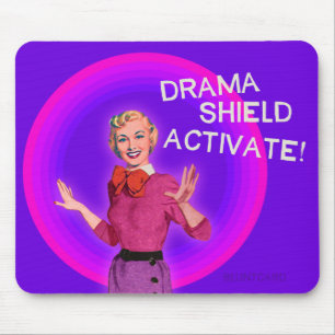 Drama Shield activeren. Bluntcards. Bluntcard. Muismat