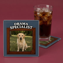 Drama Specialist Aangepaste Grappige Hond Foto