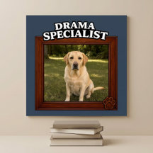 Drama Specialist Grappige Hondenfoto op Maat