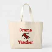 Drama Teacher Bag Grote Tote Bag (Voorkant)