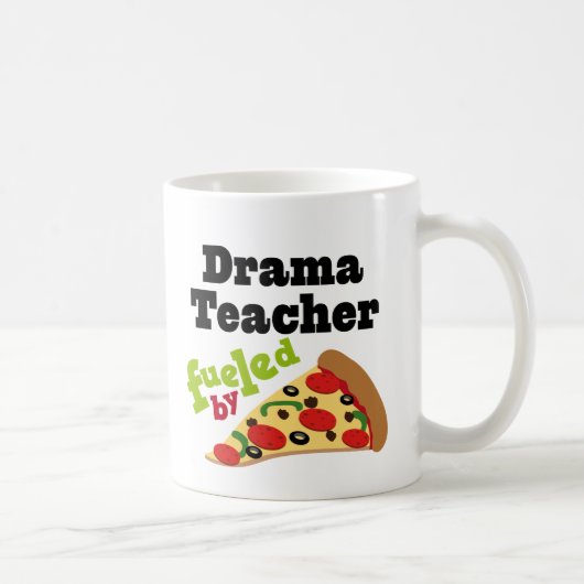 Drama Teacher (Funny) Pizza Koffiemok (Rechts)