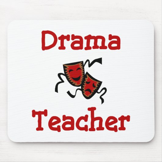 Drama Teacher Mousepad Muismat (Voorkant)