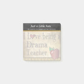 Drama Teacher |  stijl Post-it® Notes (Voorkant)