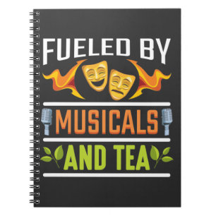 Drama Theater Lover Musical Lover en Tea Drinker Notitieboek