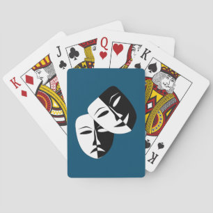 Drama Theater Mask Speelkaarten Kies kleuren