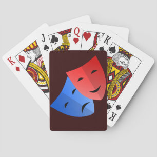 Drama Theater Mask-spelkaarten Pokerkaarten