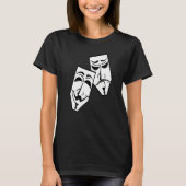 Drama Theater Masks Comedy and Tragedy 1 T-shirt (Voorkant)