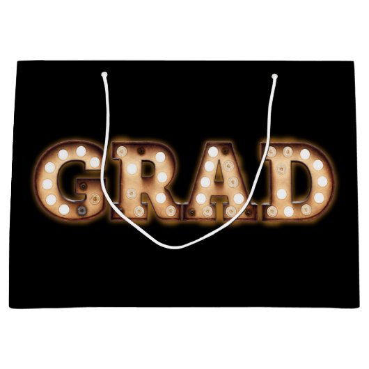 Drama Theater Movie Lights Afstudeerder Afstuderen Groot Cadeauzakje (Voorkant)