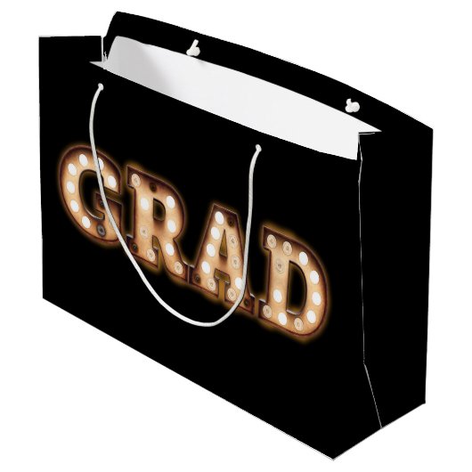 Drama Theater Movie Lights Afstudeerder Afstuderen Groot Cadeauzakje (Achterkant Gekanteld)