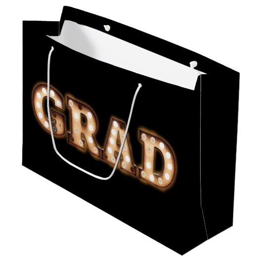 Drama Theater Movie Lights Afstudeerder Afstuderen Groot Cadeauzakje (Voorkant Gekanteld)