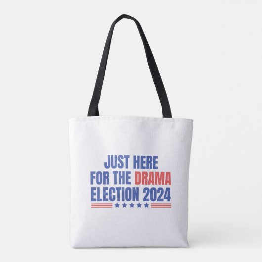 Drama Verkiezingen 2024 partijloze politieke drama Tote Bag (Achterkant)