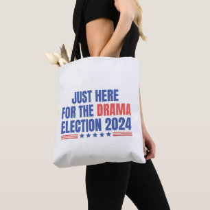 Drama Verkiezingen 2024 partijloze politieke drama Tote Bag